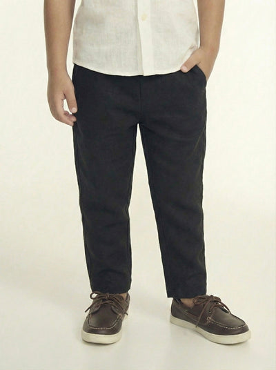 Çocuk Unisex Keten Pantolon | 3–9 Yaş | RG Brand | RG1575 - MİNT