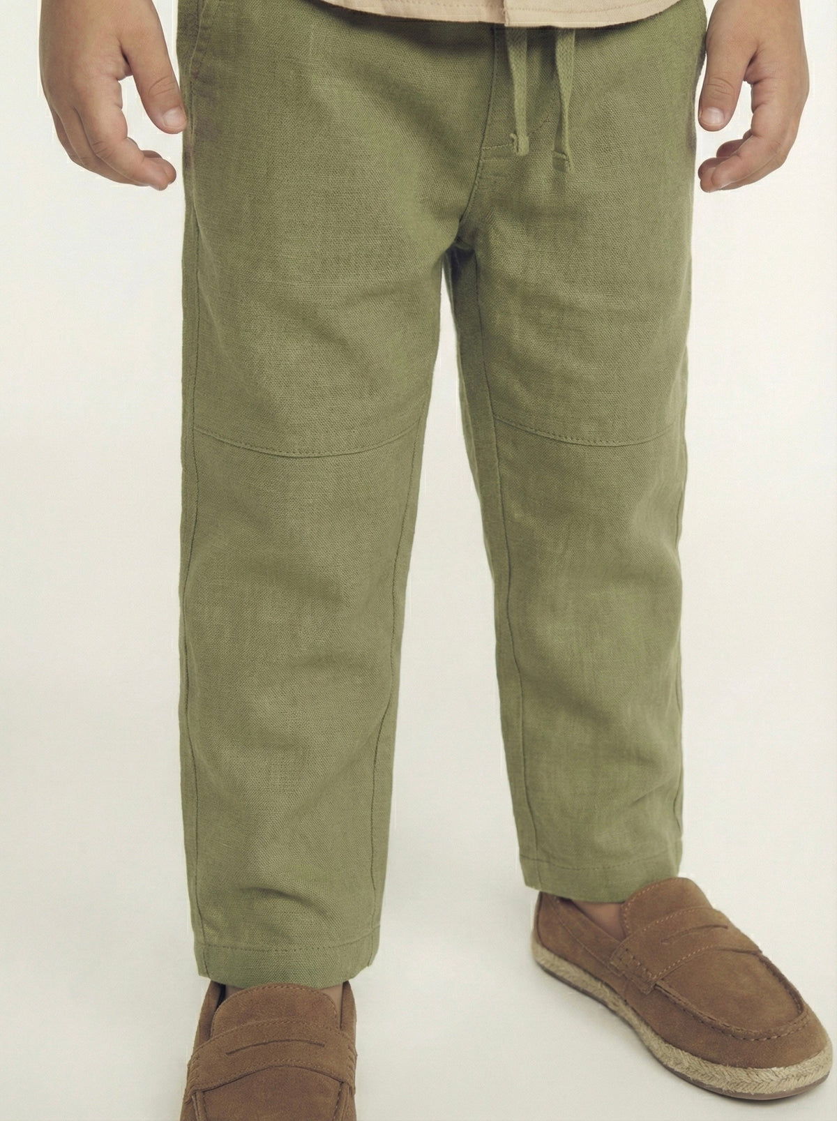 Çocuk Unisex Keten Pantolon | 3–9 Yaş | RG Brand | RG1575 - MİNT