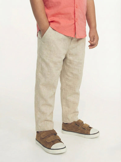 Çocuk Unisex Keten Pantolon | 3–9 Yaş | RG Brand | RG1575 - MİNT