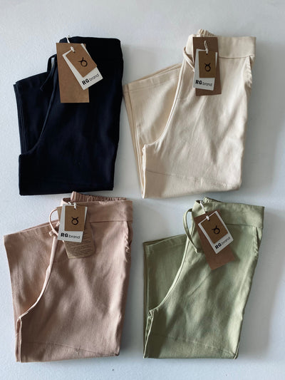 Çocuk Unisex Keten Pantolon | 3–9 Yaş | RG Brand | RG1575 - MİNT