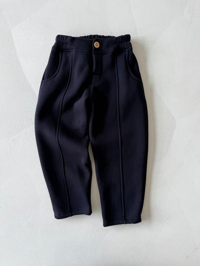 Kids' Fleece-Lined Cotton Trousers 3-9 Years | RG Brand | RG1632 - NAVY BLUE