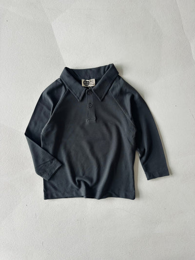 Çocuk Uzun Kollu Polo Yaka Pike Tişört | 3–9 Yaş | RG Brand | RG1634 - MAVİ