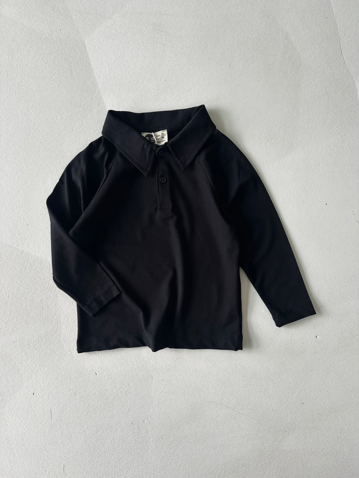 Çocuk Uzun Kollu Polo Yaka Pike Tişört | 3–9 Yaş | RG Brand | RG1634 - EKRU