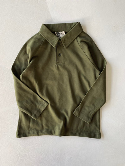 Çocuk Uzun Kollu Polo Yaka Pike Tişört | 3–9 Yaş | RG Brand | RG1634 - LACİVERT