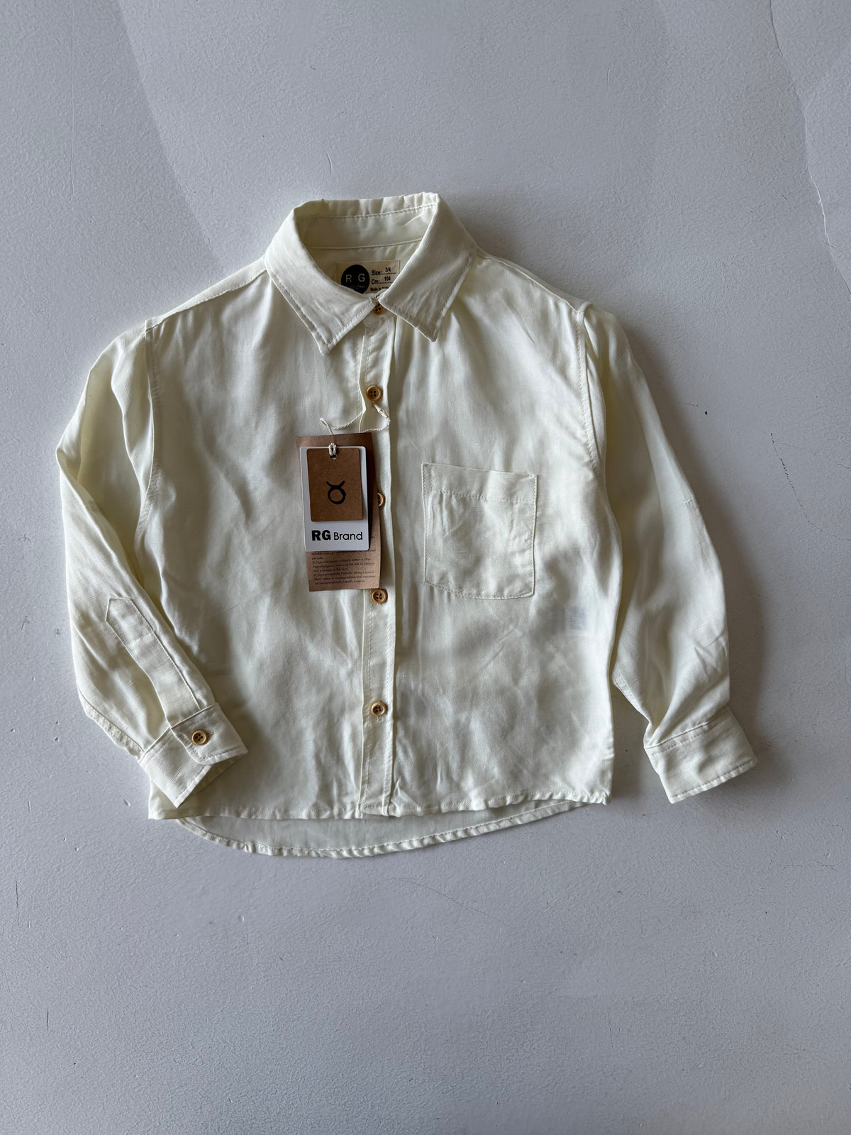Çocuk Uzun Kollu Gömlek | 3–9 Yaş | RG Brand | RG1700 - SİYAH