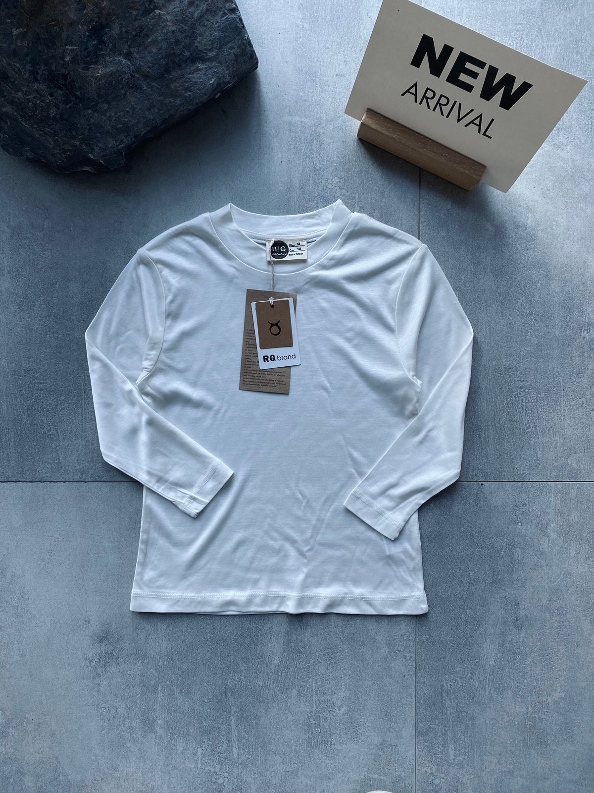 Genç Çocuk Basic Uzun Kollu Pamuk Tişört | Kız Ve Erkek | 9–15 Yaş | RG Brand | RG3701 - SİYAH