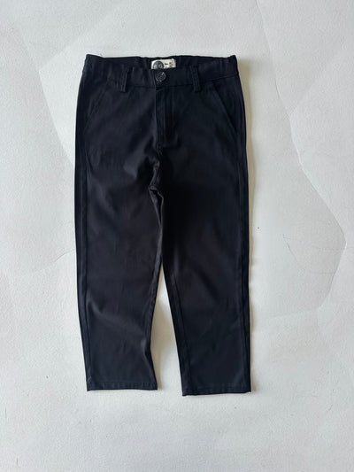 Erkek Çocuk Chino Pantolon Cepli %100 Pamuk 3–9 Yaş 4 Mevsim | RG1707 - TAŞ