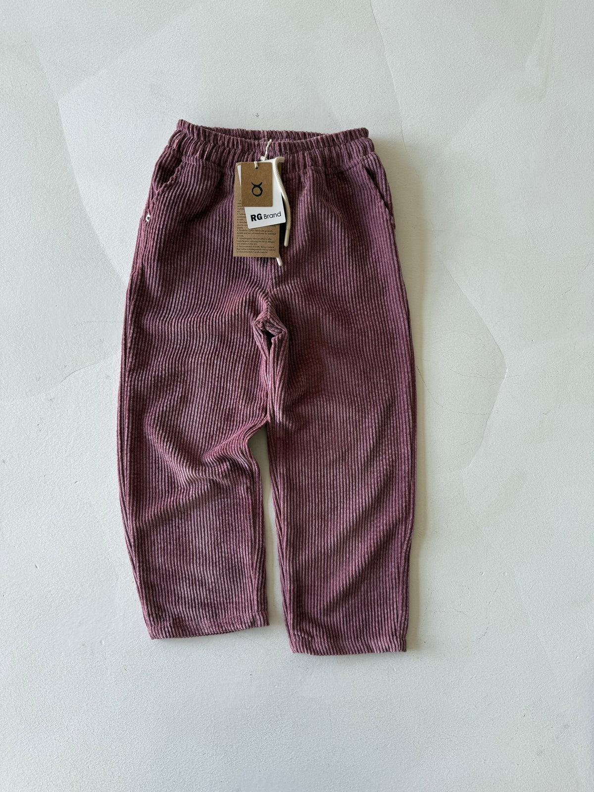 Çocuk Kadife Pantolon | 3–9 Yaş | Kız ve Erkek | RG Brand | RG1717 - TAŞ