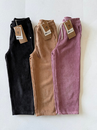 Çocuk Kadife Pantolon | 3–9 Yaş | Kız ve Erkek | RG Brand | RG1717 - TAŞ