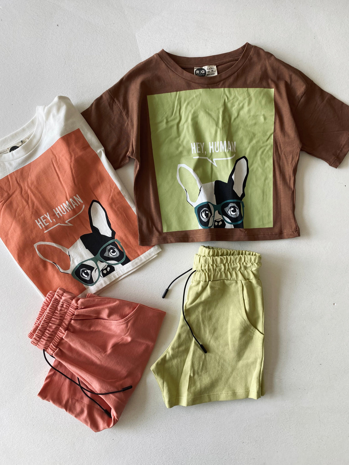 Kız Çocuk Baskılı Üst ve Alt Takım | 9–15 Yaş | RG Brand | RG3272 - BEYAZ