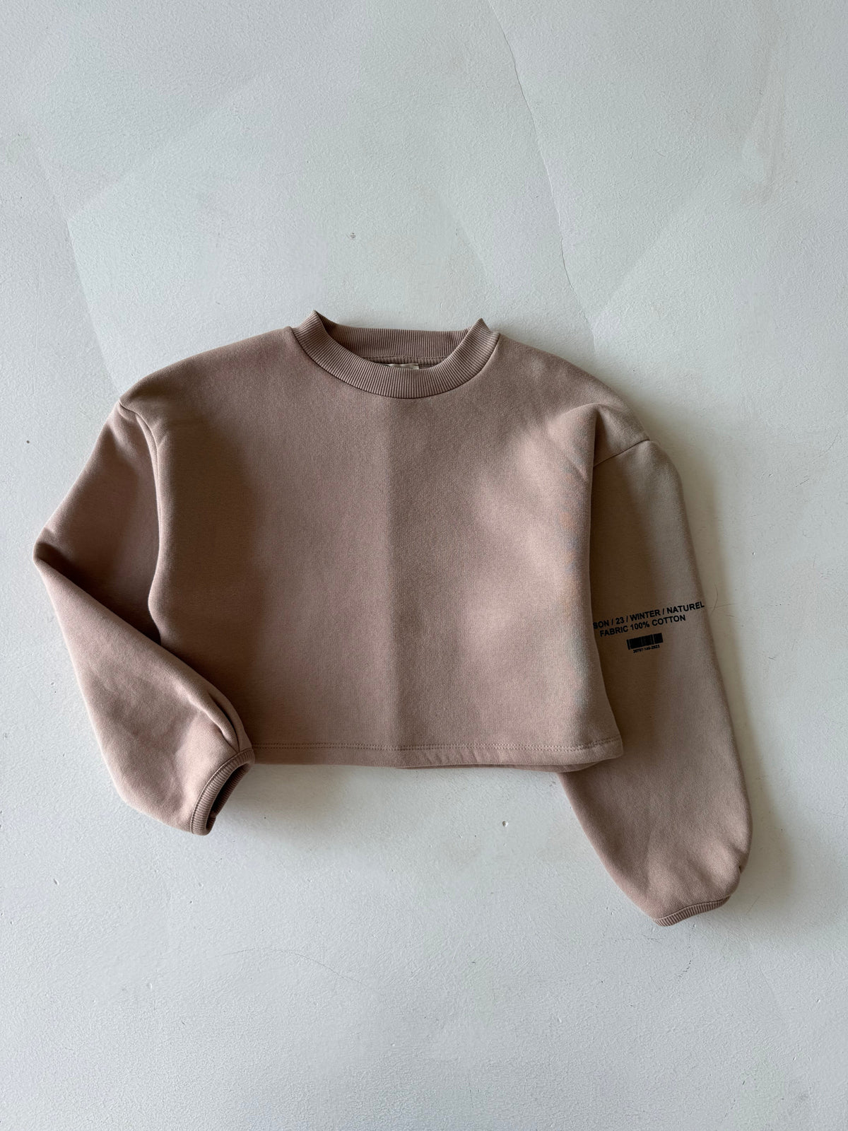 Genç Baskı Detaylı Sweatshirt | RG Brand | 9–15 Yaş | RG3308 - KREM