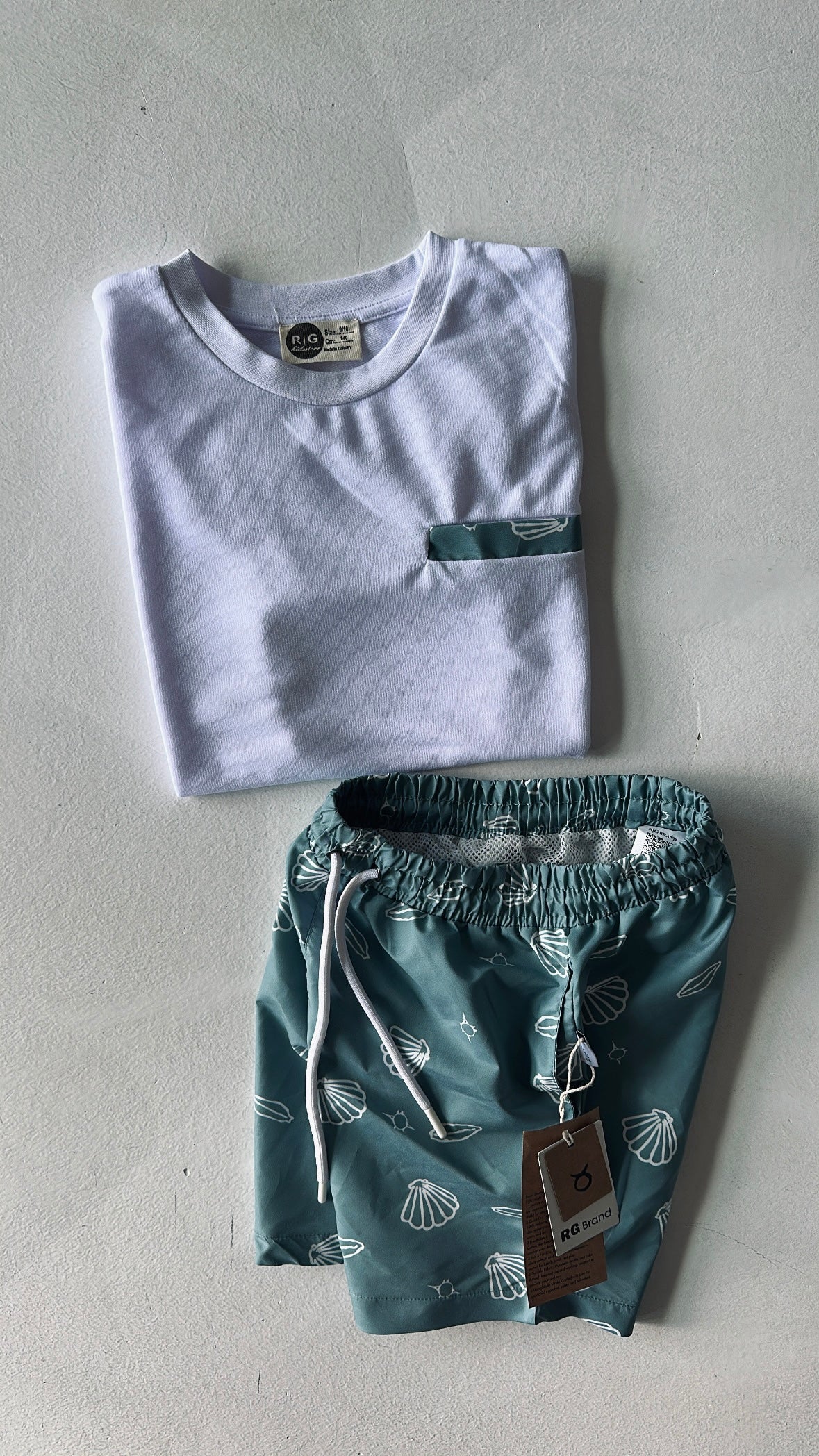 Genç Hızlı Kuruyan Tam Likralı Mayo 2 Parça Set | 9–15 Yaş | RG Brand | RG3340 - LEOPAR
