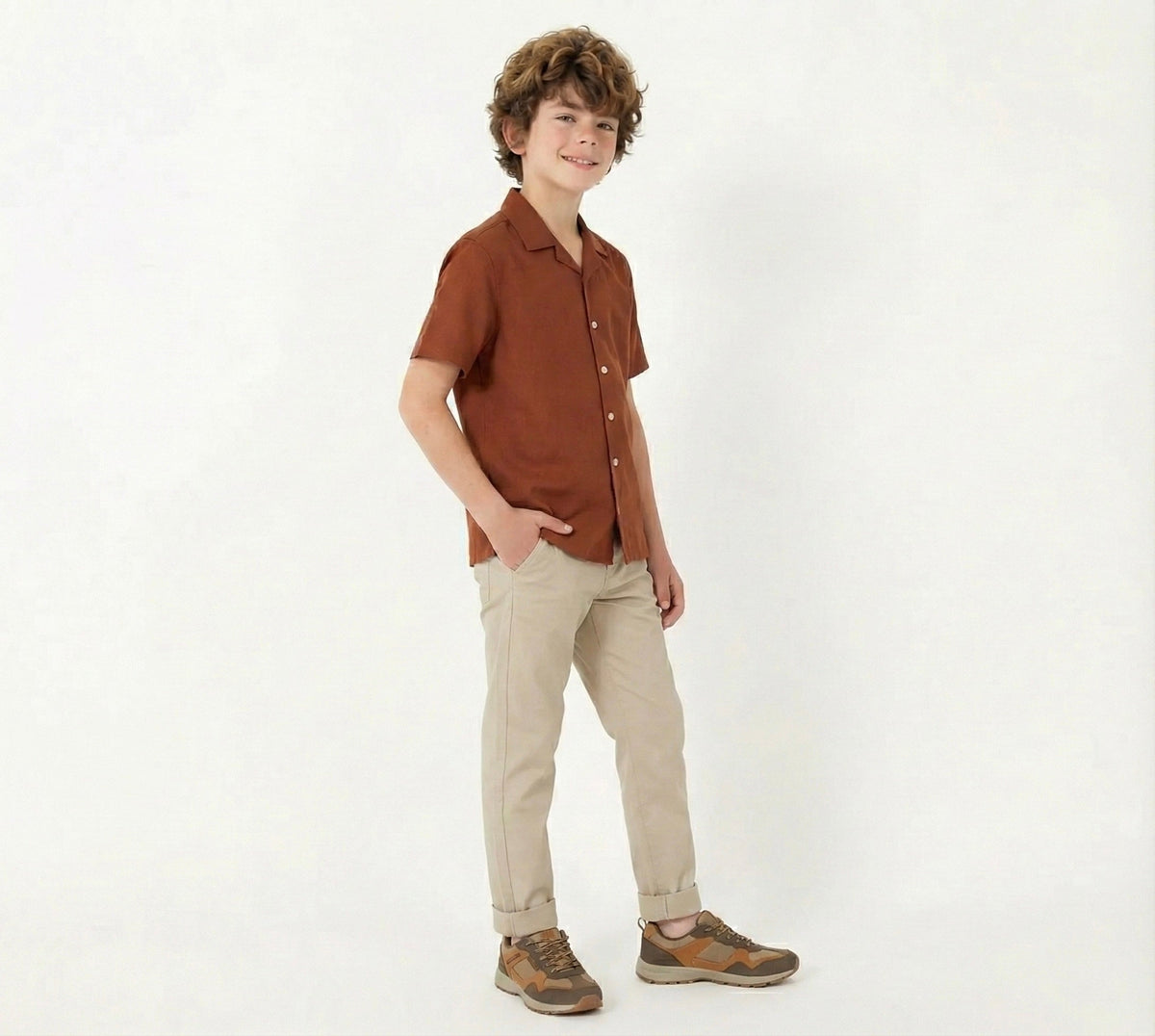 Erkek Çocuk Chino Gabardin Pantolon 9–15 Yaş | RG Brand | RG3352 - SİYAH