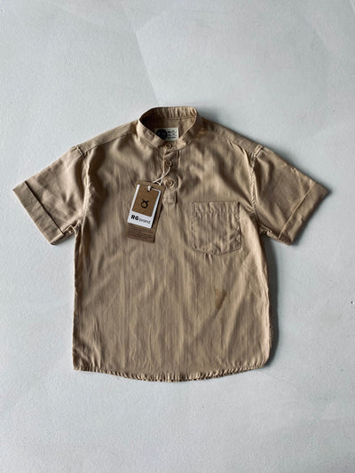 Hakim Yaka Kısa Kol Çocuk Erkek Gömlek | 3–9 Yaş | RG Brand | RG1571 - LACİVERT