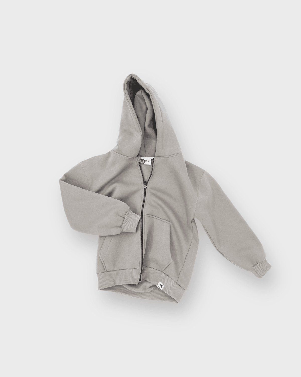Genç 3 İplik Kapüşonlu Ve Fermuarlı Sweatshirt | 9–15 Yaş | RG Brand | RG3404 - KOYU GRİ