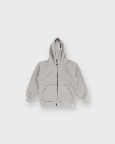 Genç 3 İplik Kapüşonlu Ve Fermuarlı Sweatshirt | 9–15 Yaş | RG Brand | RG3404 - SİYAH