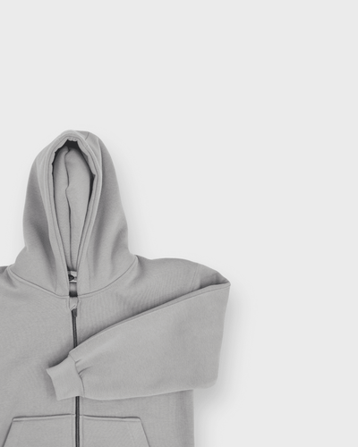 Genç 3 İplik Kapüşonlu Ve Fermuarlı Sweatshirt | 9–15 Yaş | RG Brand | RG3404 - SİYAH