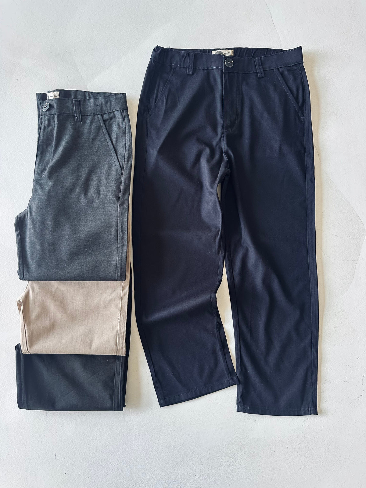 Genç Çocuk Klasik Kesim Pantolon %100 Pamuk | 9–15 Yaş | İlkbahar–Yaz | RG Brand | RG3708 - TAŞ