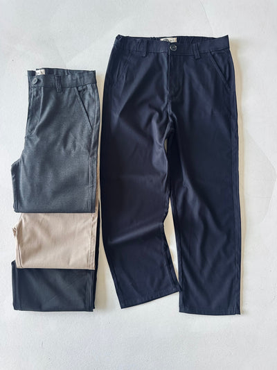 Genç Çocuk Klasik Kesim Pantolon %100 Pamuk | 9–15 Yaş | İlkbahar–Yaz | RG Brand | RG3708 - TAŞ