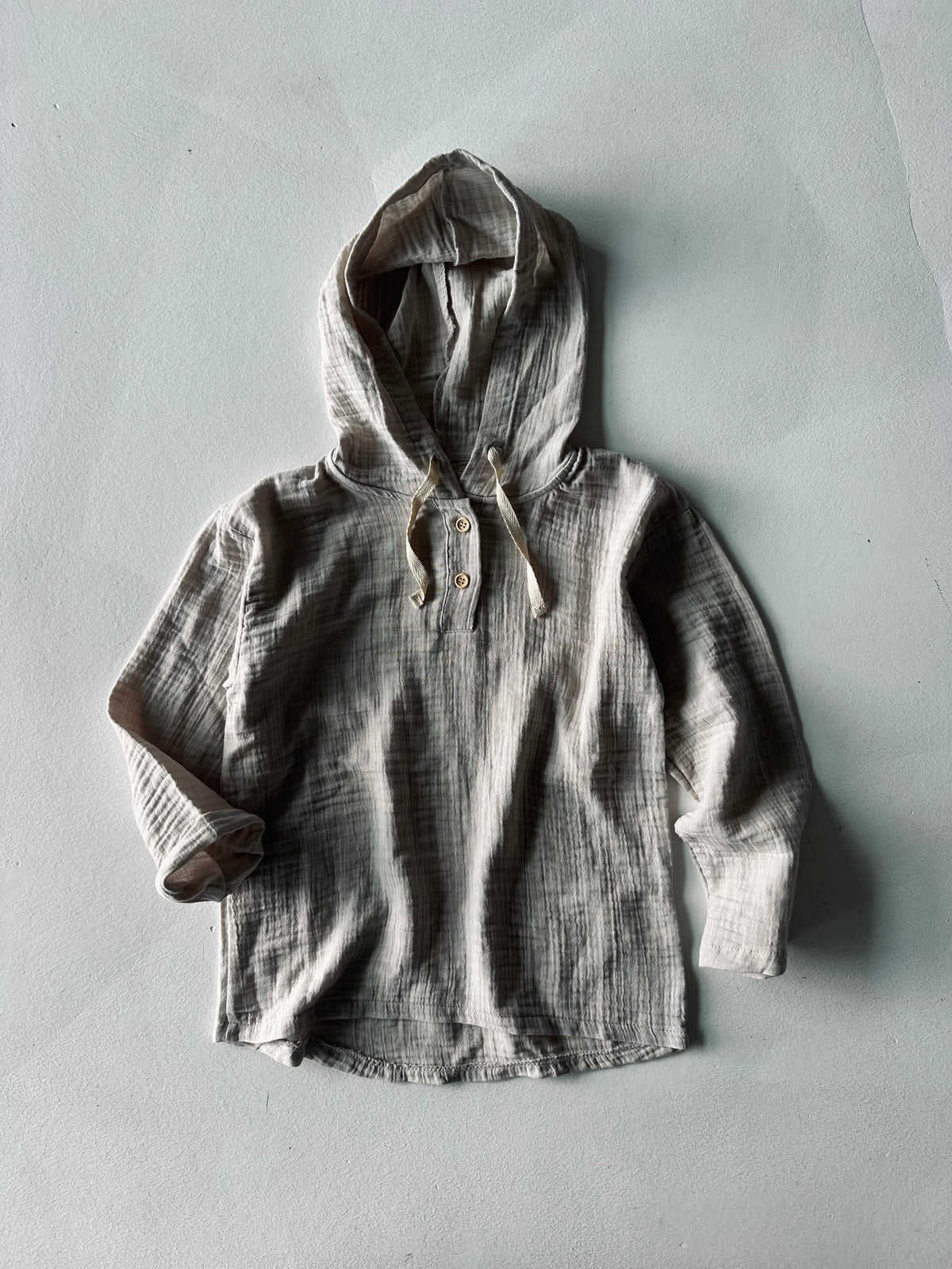 Genç Kız ve Erkek Müslin Kapüşonlu Sweatshirt | 9–15 Yaş | RG Brand | RG3709 - FÜME