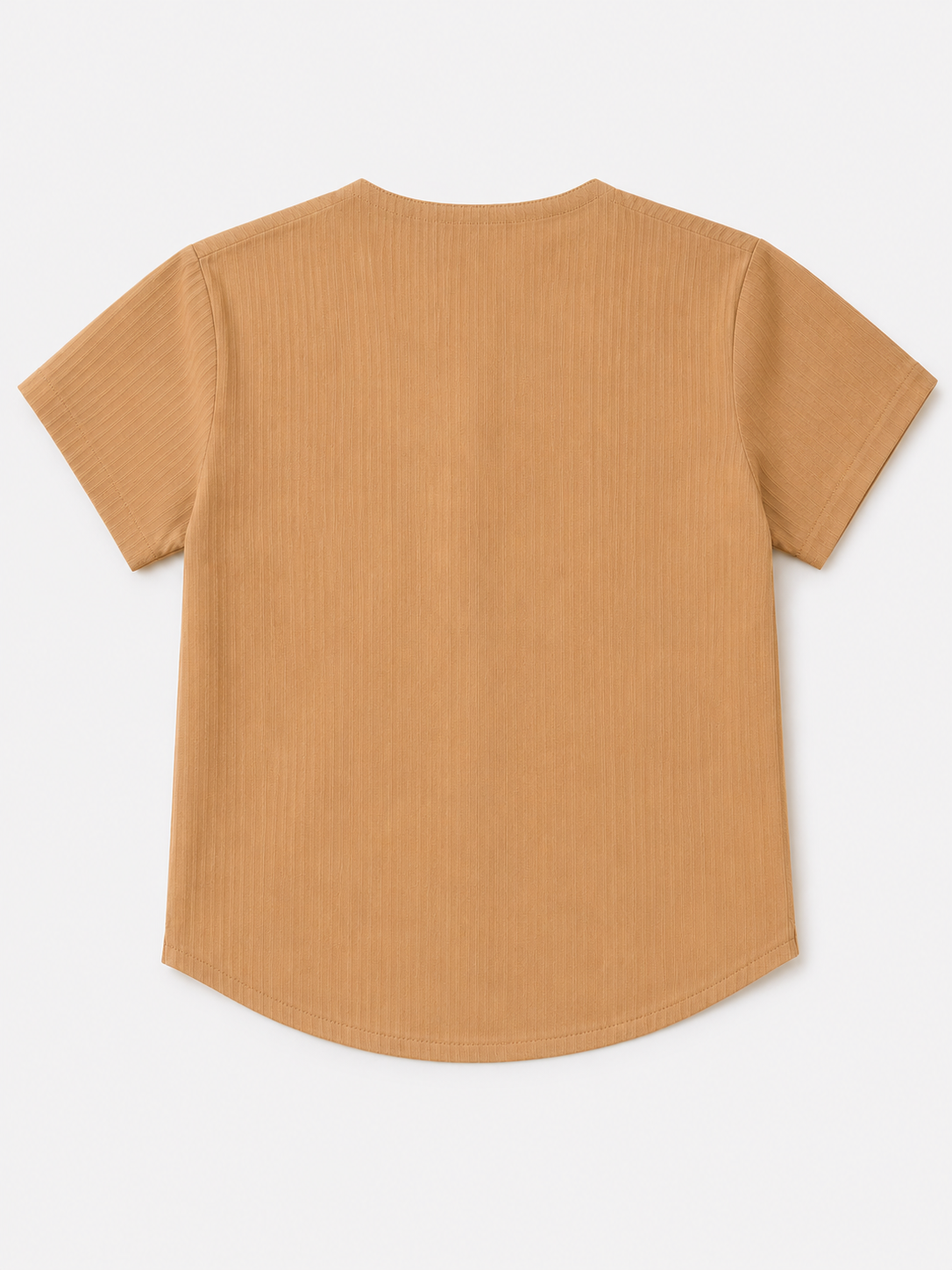 Erkek Çocuk Mao Yaka Gömlek | 9–15 Yaş | Kısa Kollu | %100 Pamuk | RG Brand | RG3712 - SİYAH