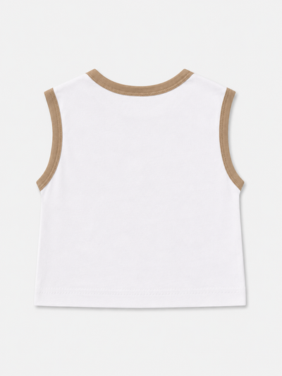 Bebek Atlet | Biyeli | 6 Ay–4 Yaş | %100 Pamuk Yazlık | Beyaz, Mavi & Kahverengi | RG Brand | RG389 - MAVİ