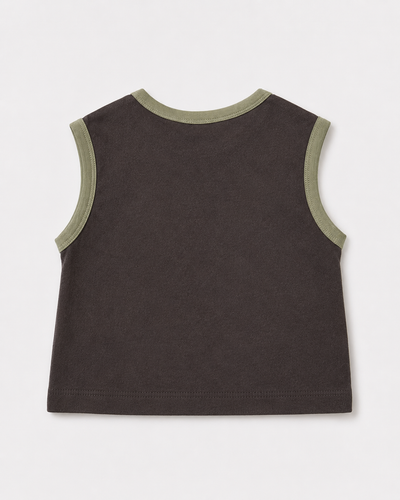 Bebek Atlet | Biyeli | 6 Ay–4 Yaş | %100 Pamuk Yazlık | Beyaz, Mavi & Kahverengi | RG Brand | RG389 - MAVİ