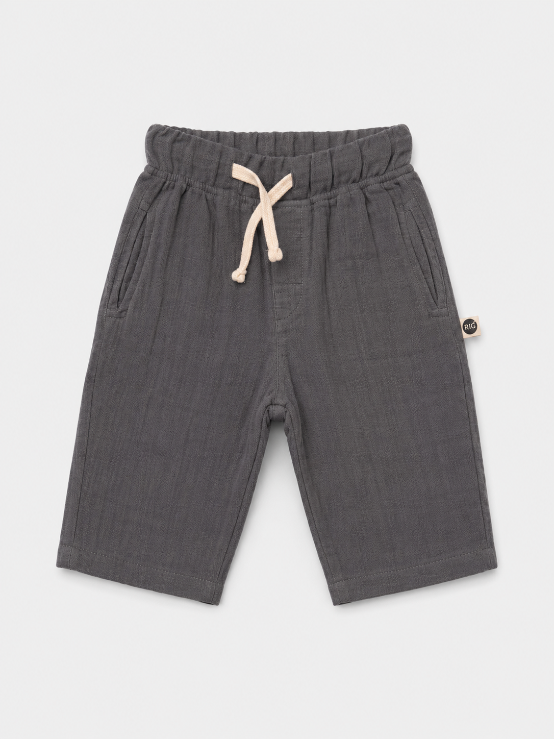 Bebek Balon Pantolon | Çift Cepli, Müslin | 6 Ay–4 Yaş | Kız & Erkek | RG Brand | RG394 - VİZON