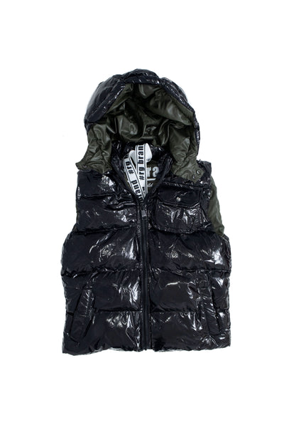 Unisex Kışlık Puffer Yelek - SİYAH