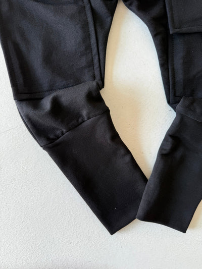 Çocuk Kargo Cepli Bağcık Detaylı Basic Pantolon | 3–9 Yaş | RG Brand | RG1341 - FÜME