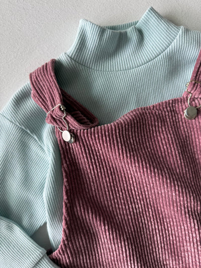 Çocuk Salopet Üst ve Badi 2’li Set | 3–9 Yaş | RG Brand | RG1431 - BORDO