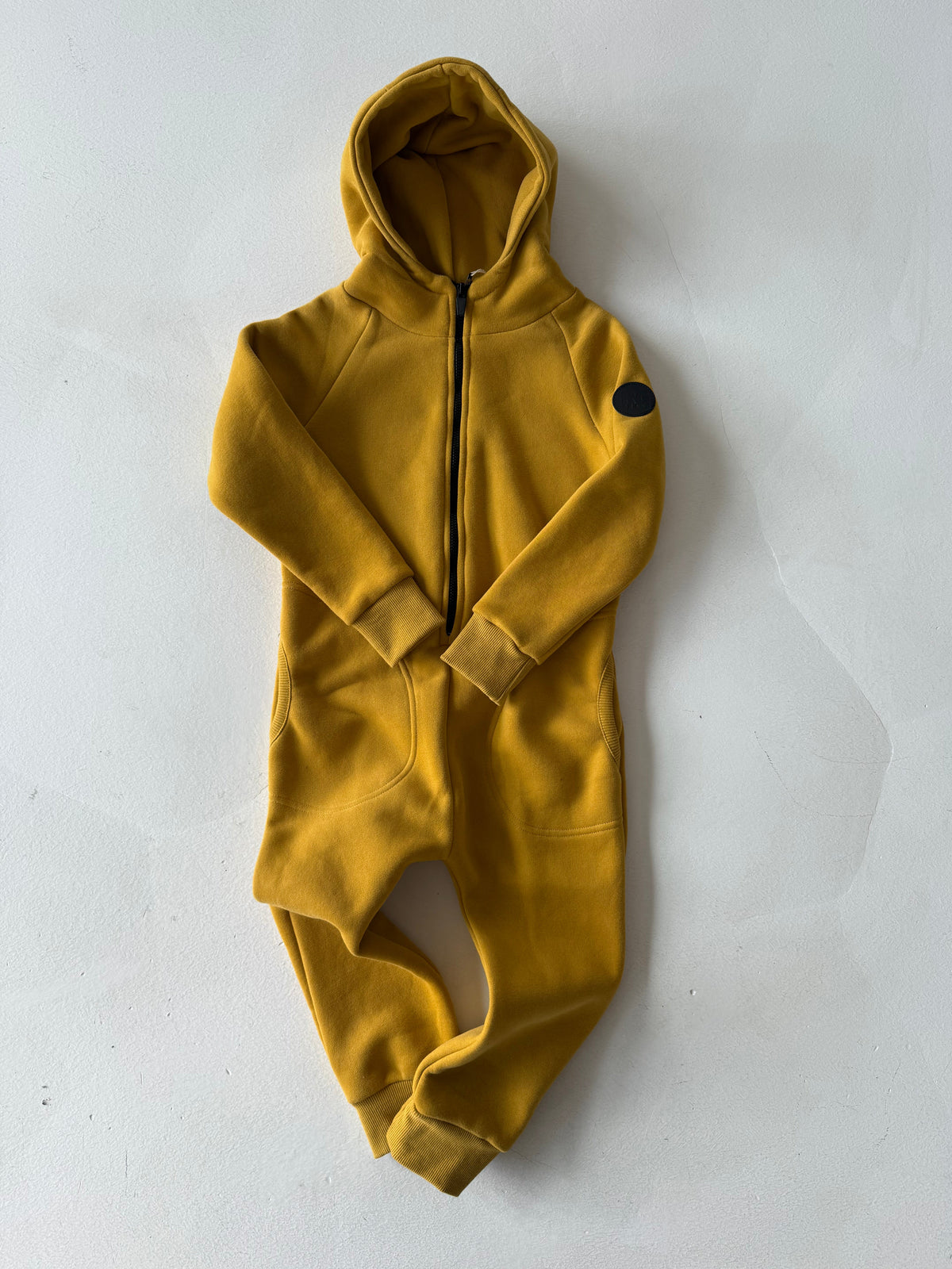 Çocuk Unisex Kışlık Kapüşonlu Fermuarlı Tulum | 3–9 Yaş | RG Brand | RG1439 - HARDAL