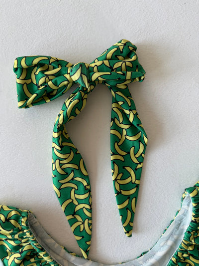 Kız Çocuk Hızlı Kuruyan Ve Tam Likralı Mayo Seti | 3–9 Yaş | RG Brand | RG1468 - MANDALİNA