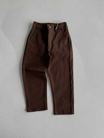 Erkek Çocuk Gabardin Pantolon 3–9 Yaş | RG Brand | RG1489 - TABA