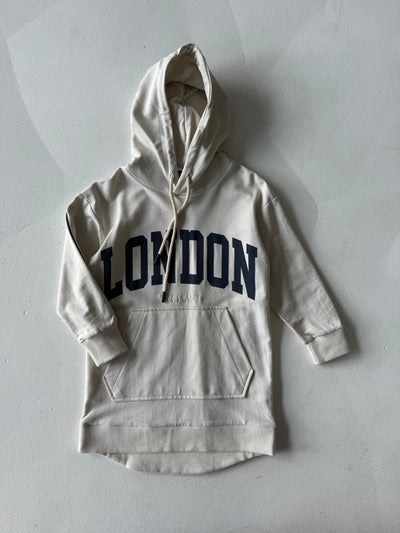 Kız Çocuk Kapüşonlu Sweat Elbise | 3–9 Yaş | RG Brand | RG1509 - HARDAL