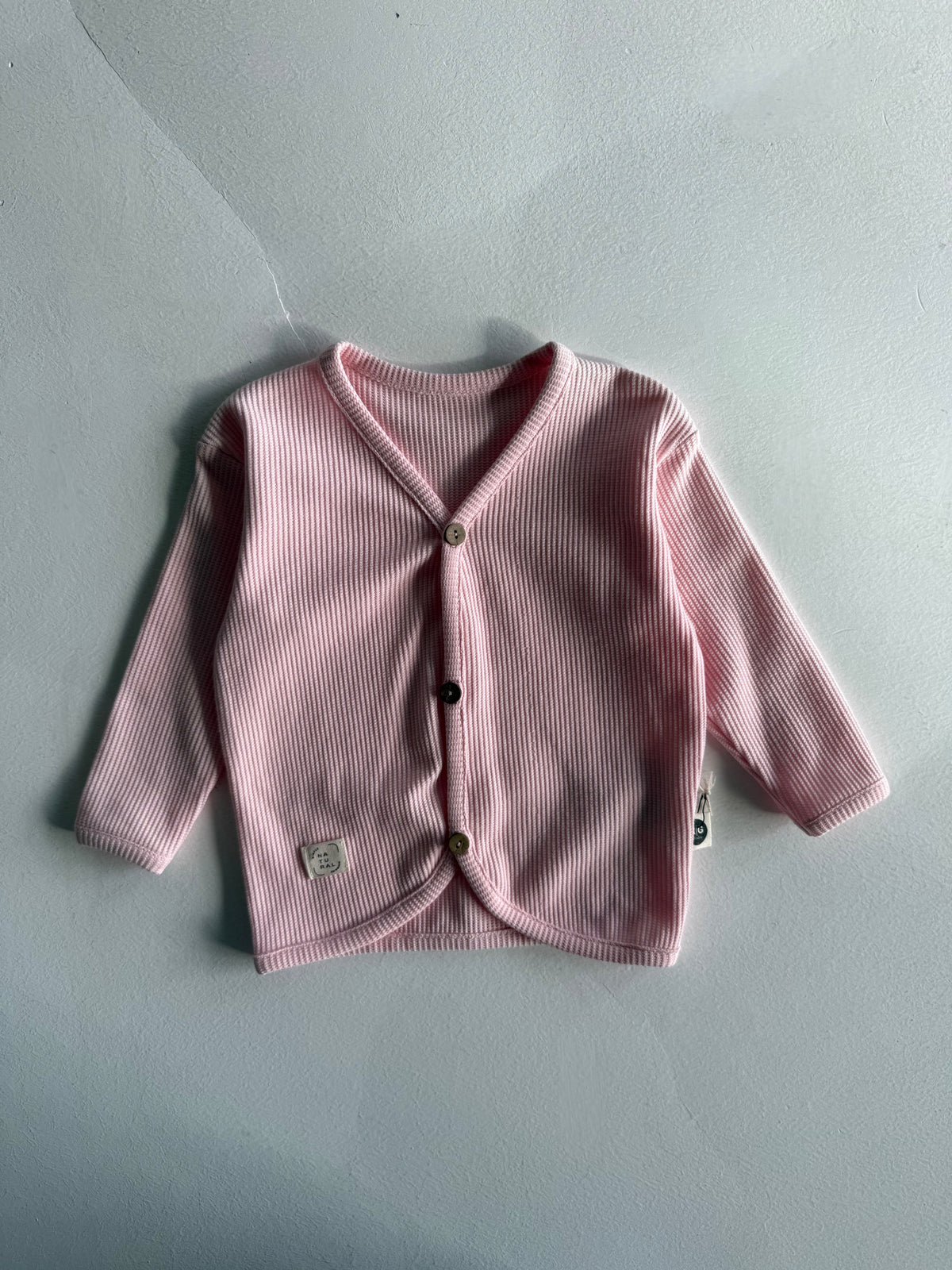 Cardigan unisex cu nasturi pentru bebeluși | 6 luni - 4 ani | Marca RG | RG164 - ROZ