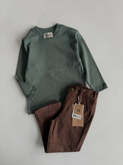 Erkek Çocuk Gabardin Pantolon 3–9 Yaş | RG Brand | RG1489 - LACİVERT