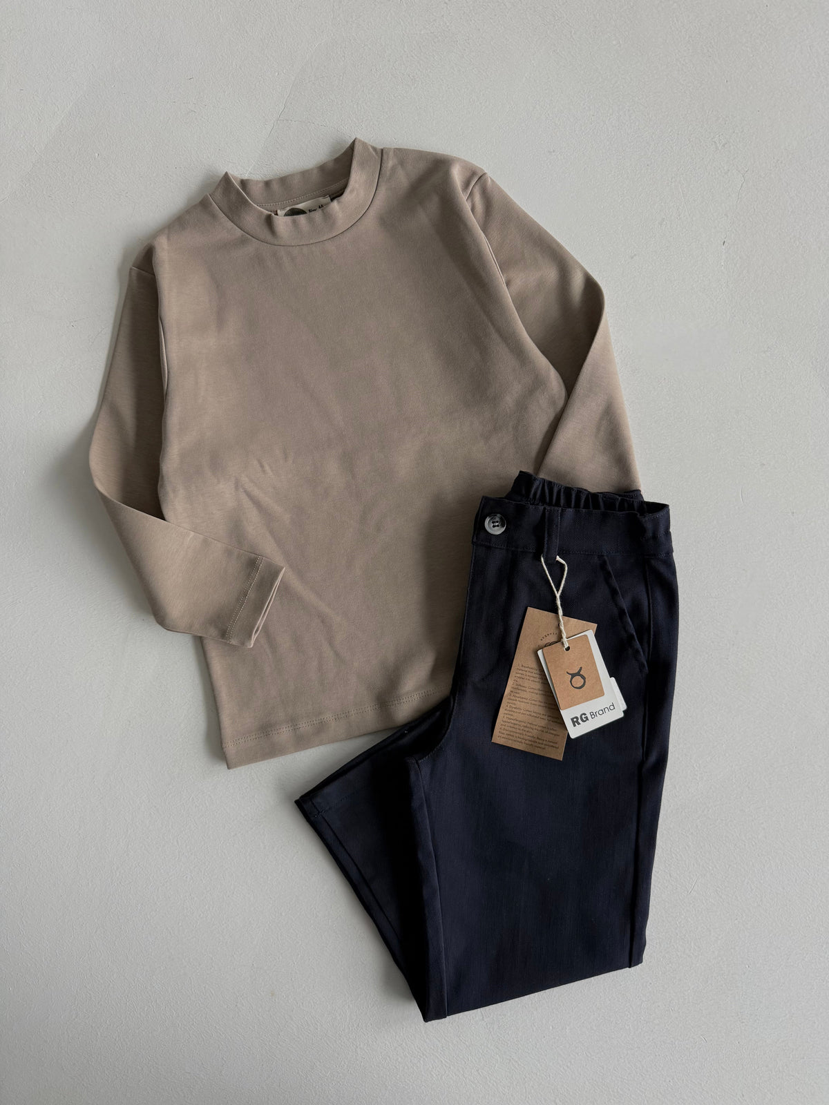 Erkek Çocuk Chino Gabardin Pantolon 9–15 Yaş | RG Brand | RG3352 - TAŞ