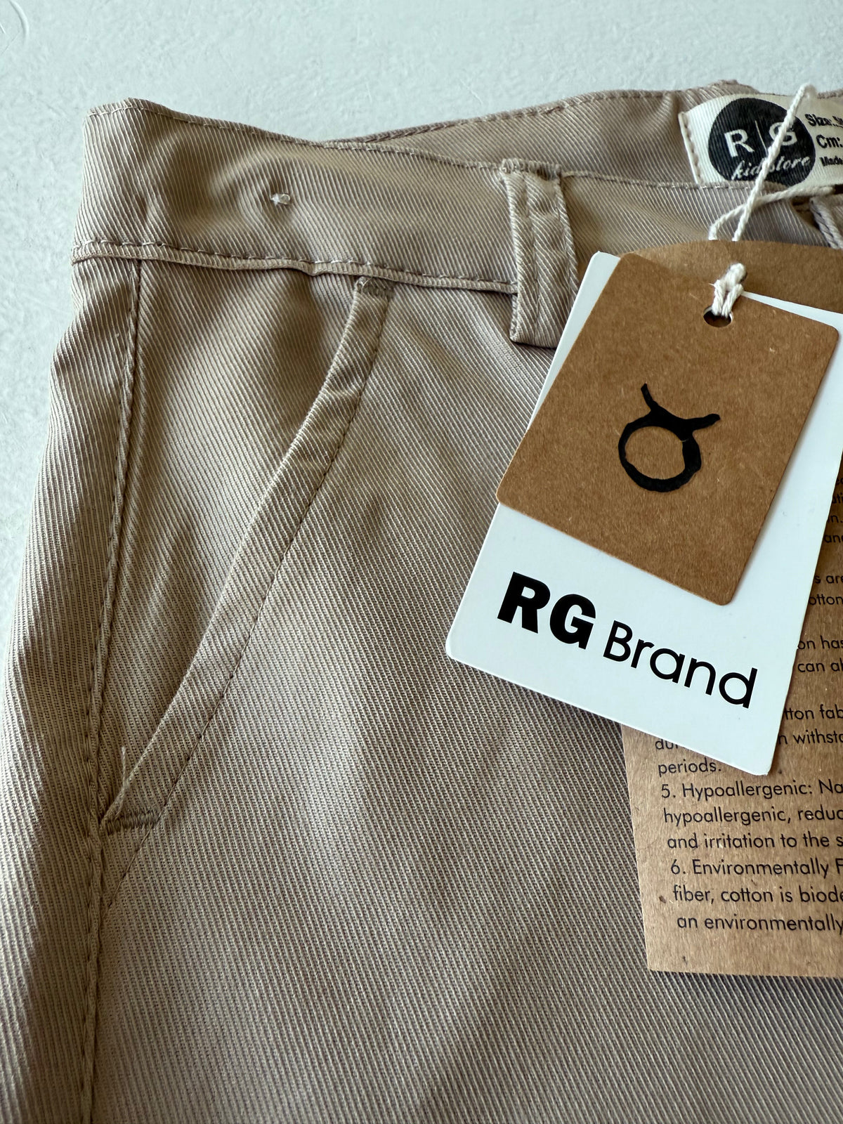 Erkek Çocuk Chino Pantolon Cepli %100 Pamuk 3–9 Yaş 4 Mevsim | RG1707 - FÜME