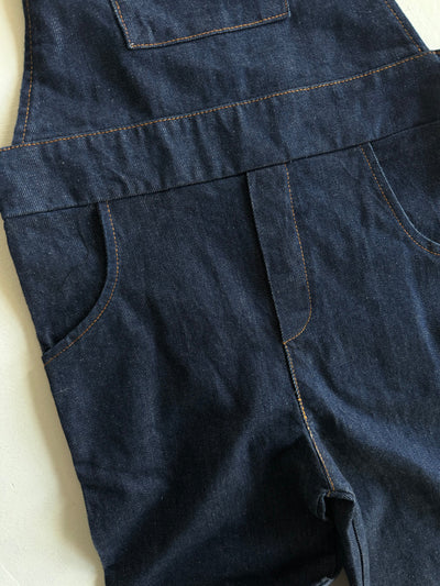Kız ve Erkek Çocuk Denim Salopet | 3–9 Yaş | Mavi, Lacivert | %100 Pamuk | RG Brand | RG1737 - MAVİ