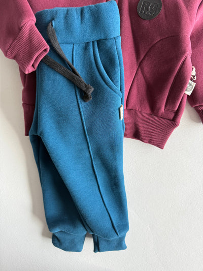 Bebek Fermuarlı Hırka Eşofman Takımı | 6 Ay–4 Yaş | RG Brand | RG253 - BORDO