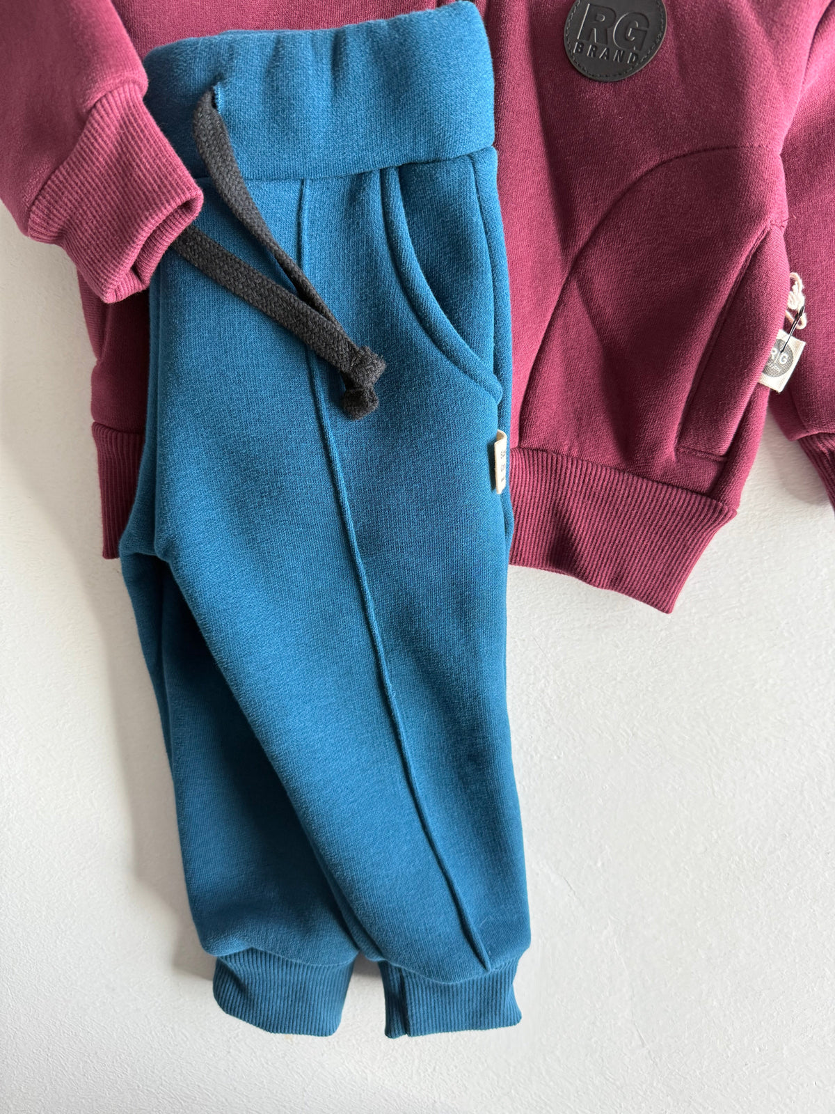 Bebek Fermuarlı Hırka Eşofman Takımı | 6 Ay–4 Yaş | RG Brand | RG253 - BORDO