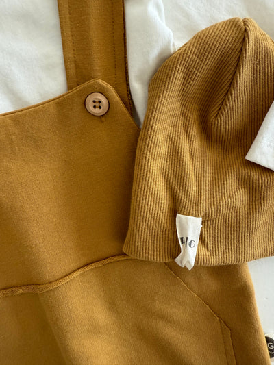 Bebek Kanguru Cepli Tulum ve Bere Seti | 0–24 Ay | RG Brand | RG304 - PEMBE