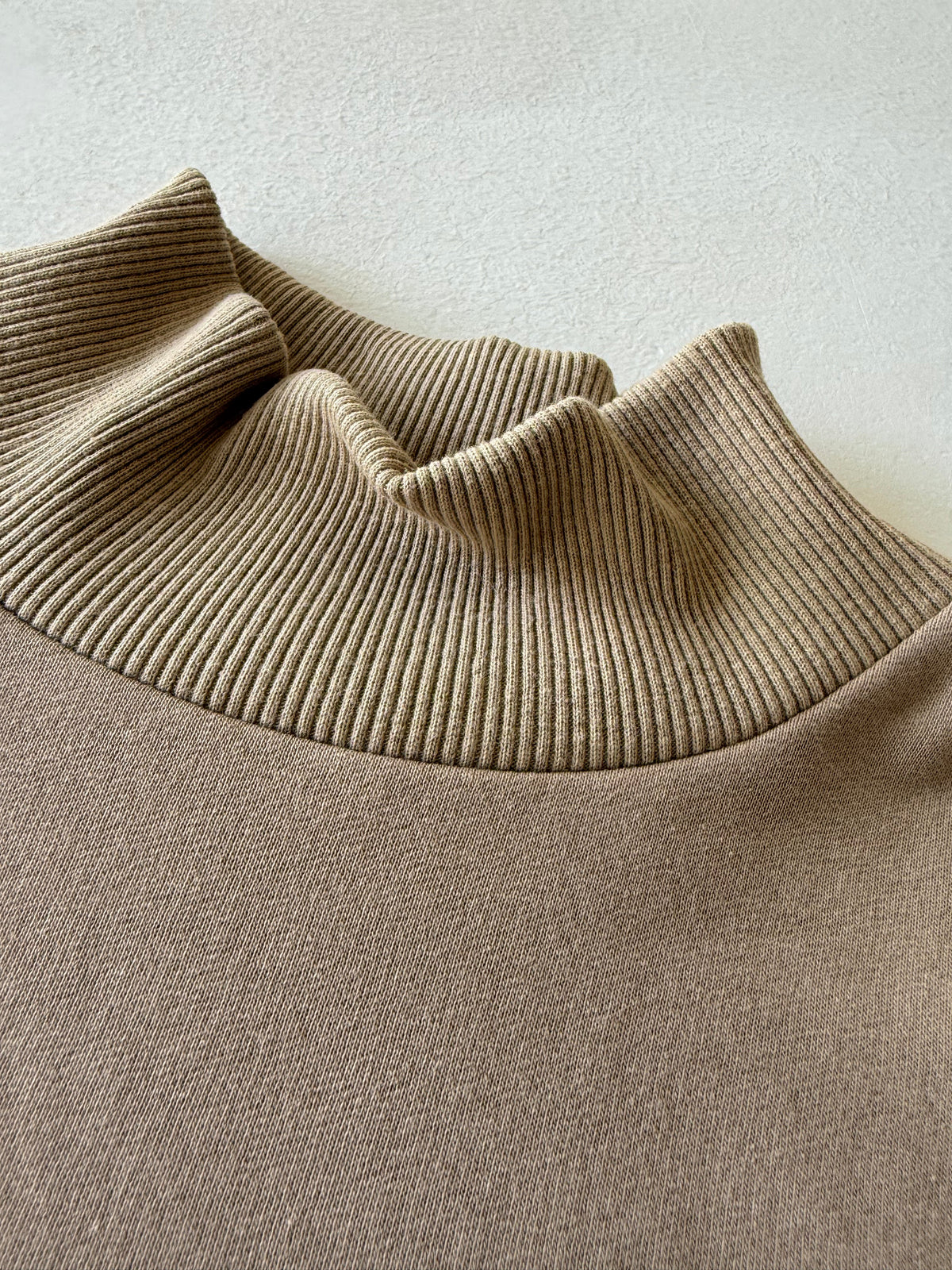 Genç Kız Balıkçı Yaka Crop Sweatshirt | 9–15 Yaş | RG Brand | RG3269 - TAŞ