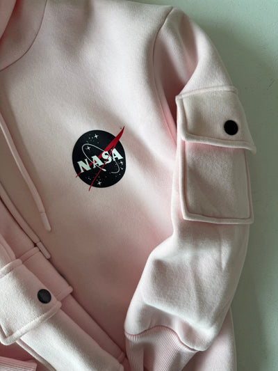 Genç Unisex Kapüşonlu Eşofman Takımı | 9–15 Yaş | RG Brand | RG3306 - PEMBE