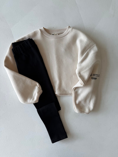 Genç Baskı Detaylı Sweatshirt | RG Brand | 9–15 Yaş | RG3308 - TAŞ