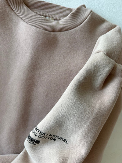 Genç Baskı Detaylı Sweatshirt | RG Brand | 9–15 Yaş | RG3308 - KREM