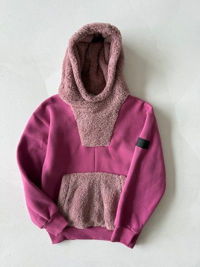 Genç Unisex Kanguru Cepli Kapüşonlu Sweatshirt | 9–15 Yaş | RG Brand | RG3310 - LİLA
