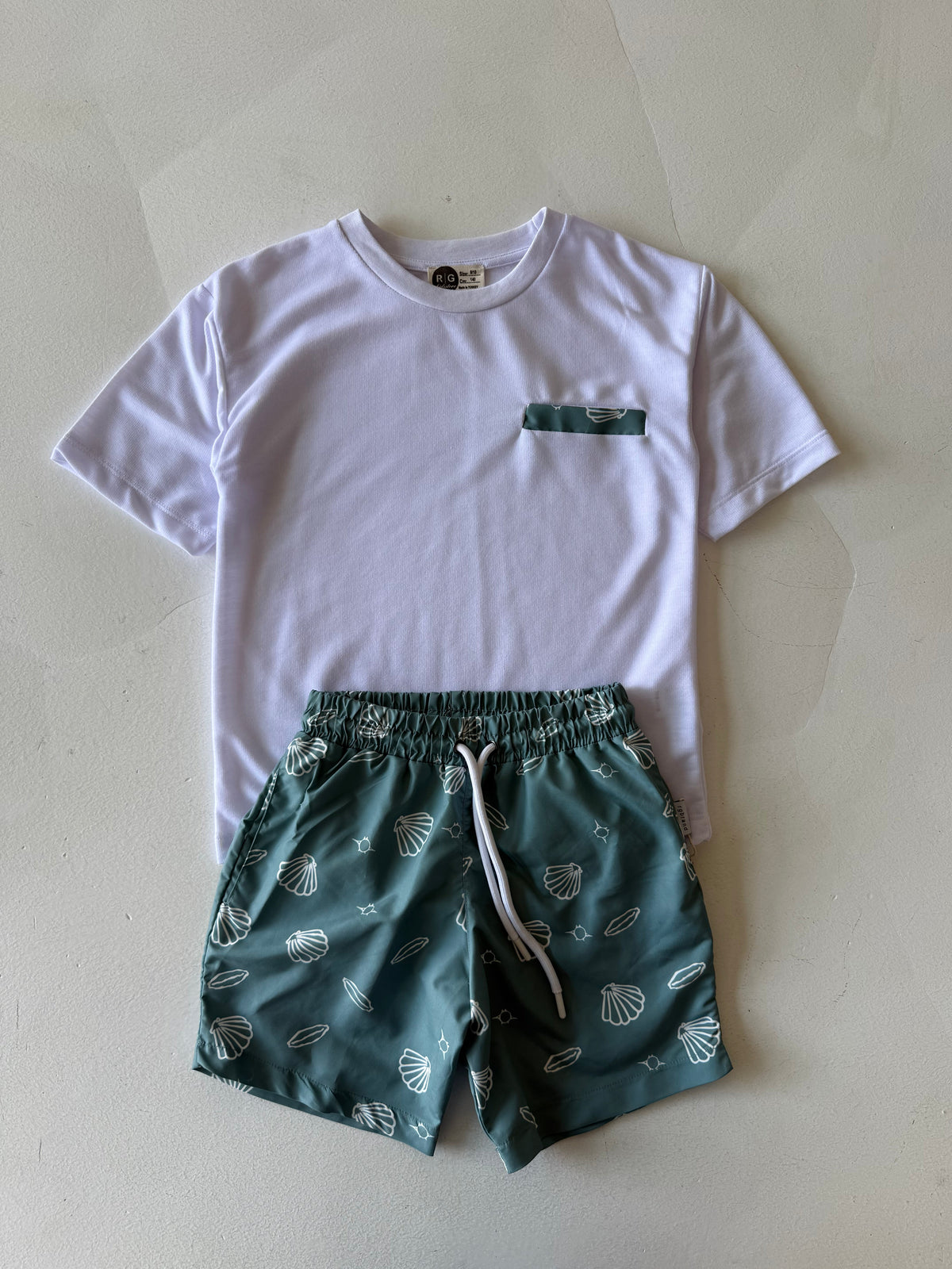 Genç Hızlı Kuruyan Tam Likralı Mayo 2 Parça Set | 9–15 Yaş | RG Brand | RG3340 - LEOPAR