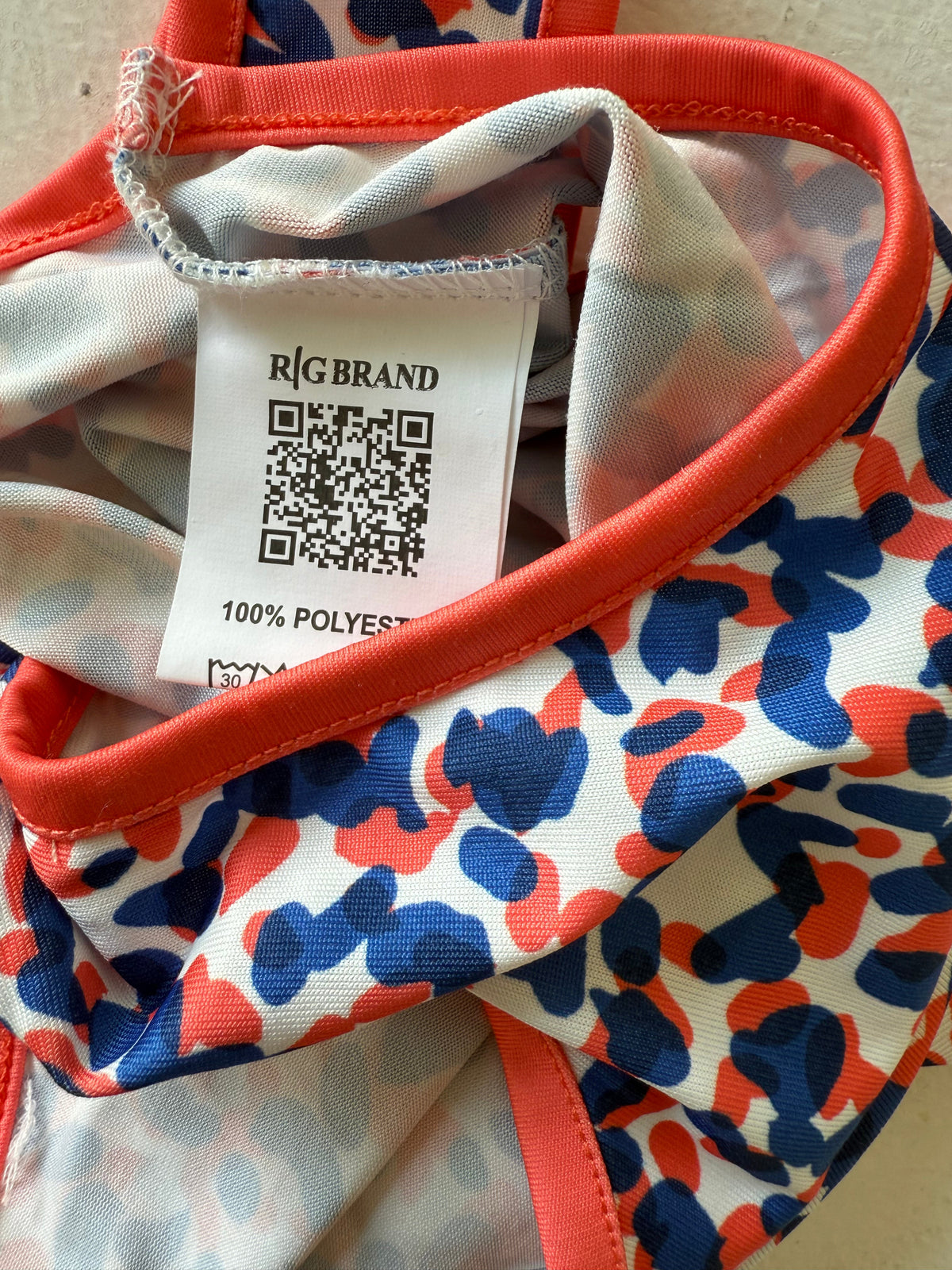 Genç Kız Desenli Tam Likralı Mayo ve Toka | 9–15 Yaş | RG Brand | RG3341 - LEOPAR